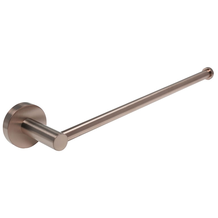 JTP Vos Brushed Brass 300mm Towel Rail Sanctuary Bathrooms